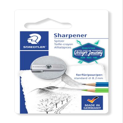 Staedtler Magnesium Double Sharpener for Standard-Size Pencils and Colored Pencils, 510 25BK-C