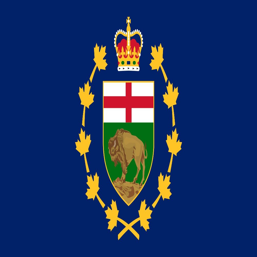 magFlags XL Flag: Lieutenant Governor of Manitoba | 100 x 200 cm