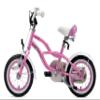 BIKESTAR Girls' 12-Inch Cruiser Bike, Ages 3–4, Pink view 3