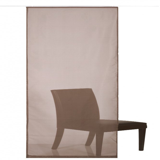 Elbersdrucke Basic Panel Curtain, Light Brown, 60 x 245 cm
