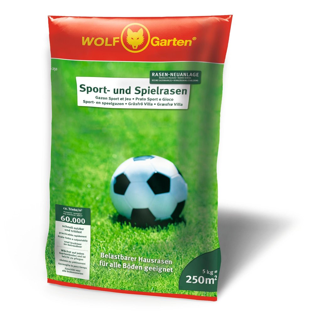 WOLF-Garten Sport & Play Lawn LG 250, 5 kg, for 250 m²