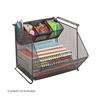 Safco 2164BL Onyx Mesh Stackable Storage Bins, Black, 1-Pack view 2