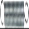 Chapuis RST3 Galvanized Steel Tension Spring, Gray, 115 mm view 2