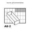 Raaco 136457 Type 55 A Insert Set: 4 x A8-2 view 2