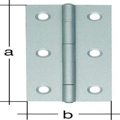 Alberts 361181 Hinge | Narrow | Stainless Steel | 64 x 34 mm