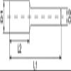 RUKO 116015A - Carbide Burr for Aluminum, Shape A - ZYA Cylindrical, Without End Cut (6 x 58 mm) view 3