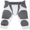 CHAMPRO Tri Flex Unisex 7-Pad Girdle for Adults, White, Size XL view 4
