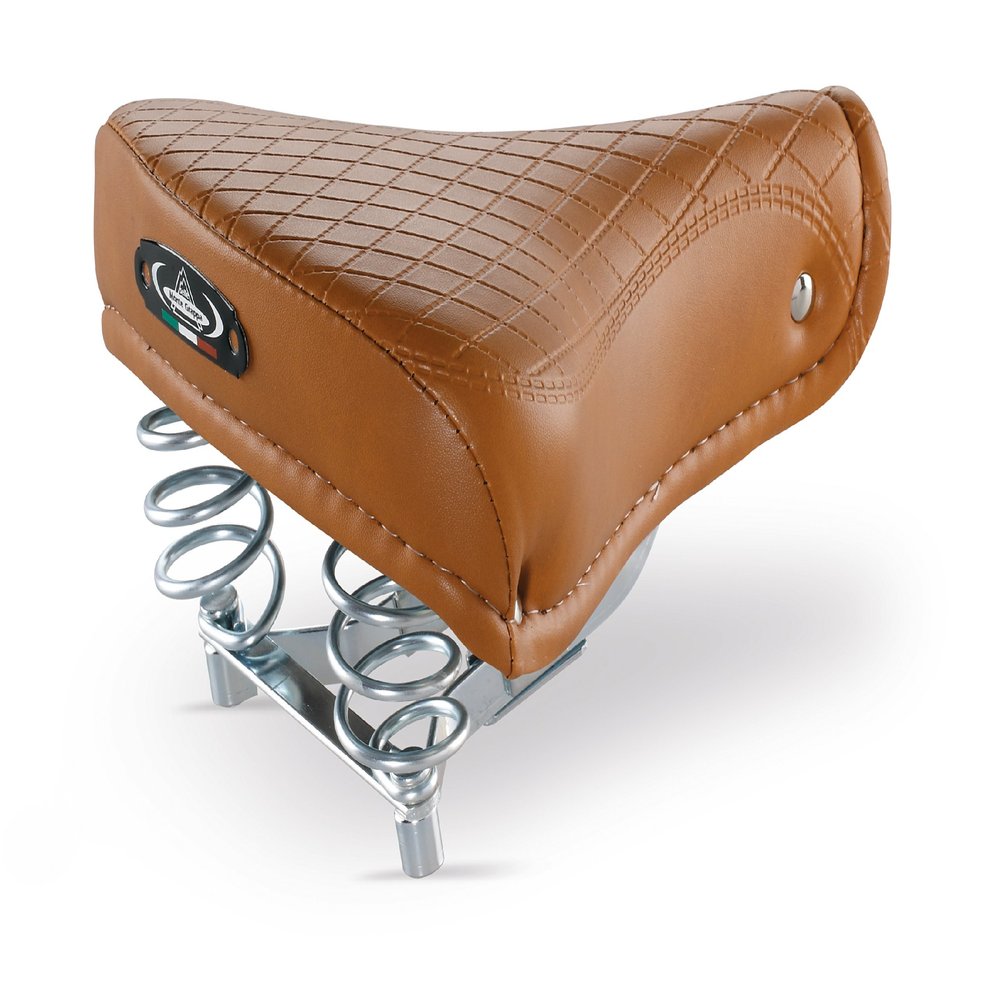 Selle Montegrappa 1750 Export City Bicycle Saddle, Brown, Made in Italy