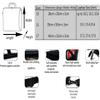 wortek Universal Neoprene Laptop Sleeve with Extra Pocket, Carry Handle and Shoulder Strap, for Laptops up to Approx. 10.2 in - Ranke White/Black view 3