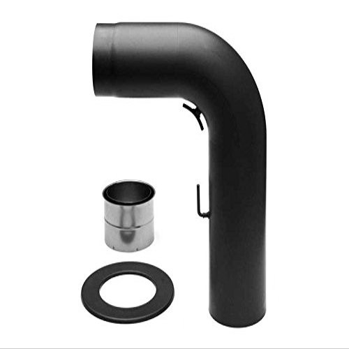 Eurohr Softline Stove Pipe Set, 150 mm, Black, 2003482