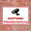“Warning: Video Surveillance” Sign, 300 × 200 mm, 3 mm Aluminum Composite Panel view 2