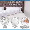 Waterguard Waterproof Full-Size Mattress Pad and Dust Mite Protector, 100% Cotton, Hypoallergenic Comfort, 54 x 75 x 15 in view 2