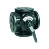 4-Way Rotary Valve DN50 - Kvs 40 - Flanged - ZR50FA view 1