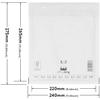 1,000 White Bubble Mailers, Size E/5 (240 x 275 mm), DIN B5+ - OfficeKing Quality view 2