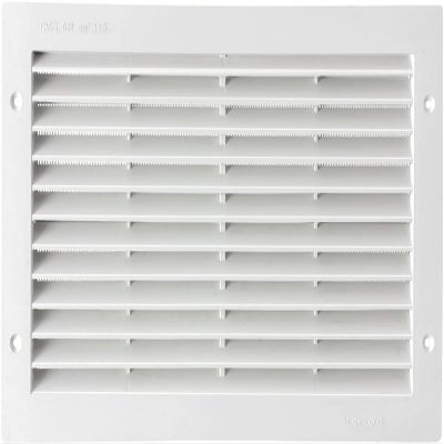 First Plast PVC Rectangular Ventilation Grille, for Installation, 380 x 230 mm