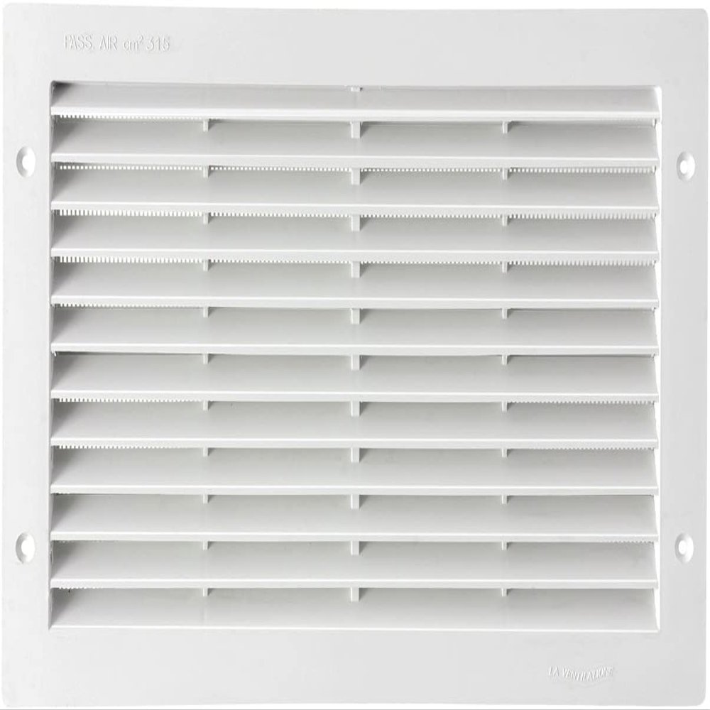 First Plast PVC Rectangular Ventilation Grille, for Installation, 380 x 230 mm