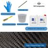 DD Composite Carbon Complete Set, 5.0 m Twill Carbon Fiber Fabric with Clear Epoxy Resin view 2