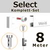 8 m Picture Rail Select Complete Set in White by Hang-it view 2