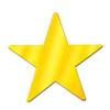 Beistle 55839-GD 12-Piece Metallic Star Cutouts for Weddings, Birthday Parties & Classroom Decorations, Gold (24-Pack) view 2