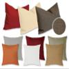 Textured Linen-Look Decorative Cushion Cover, White, 20 x 20 in view 1