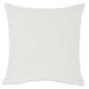 Textured Linen-Look Decorative Cushion Cover, White, 20 x 20 in view 2