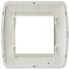 Bticino Living International Switch Frame, White, L4803BI view 2
