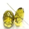 Adabele Austrian 6 mm Faceted Rondelle Crystal Beads, Khaki Green, 100 Pieces view 3