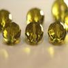 Adabele Austrian 6 mm Faceted Rondelle Crystal Beads, Khaki Green, 100 Pieces view 4