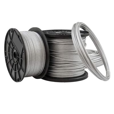 DQ-PP Steel Wire Rope, 6x7, 3 mm Diameter, 25 m