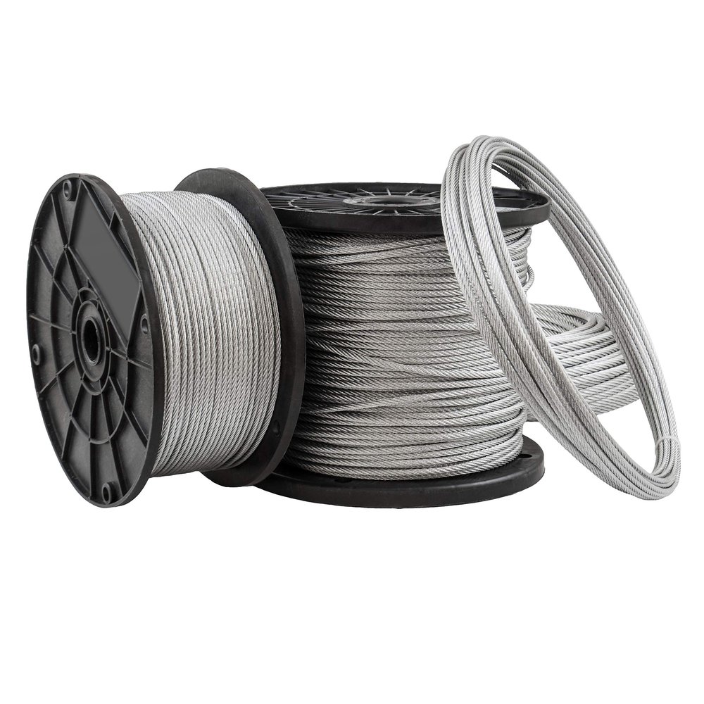 DQ-PP Steel Wire Rope, 6x7, 3 mm Diameter, 25 m