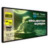 Silver Ticket Products STR Series STR-235125 Fixed-Frame Home Theater Projection Screen, 2.35:1, White view 1