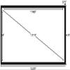 Silver Ticket Products STR Series STR-235125 Fixed-Frame Home Theater Projection Screen, 2.35:1, White view 3