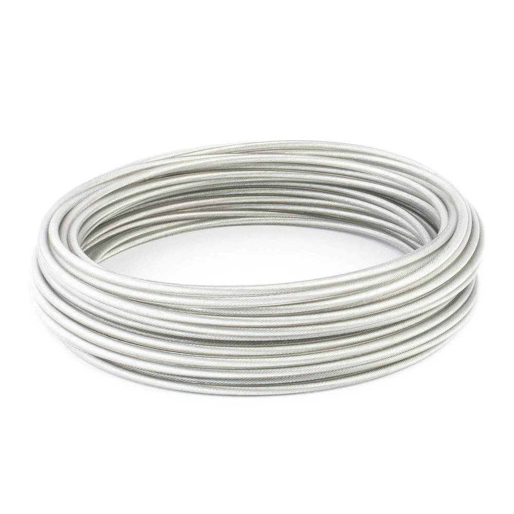 20 m PVC-Coated Wire Rope, 1.6/3 mm