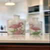 Pastel Flamingo Origami Ceramic Table Vases, 2-Piece Set view 2
