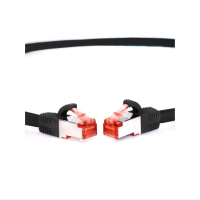TPFNet CAT.6 Premium Network Cable with RJ45 Connector | LAN Cable | 10 m | Black | Multiple Shielding via S/FTP | Compatible with Routers, Modems, and Switches