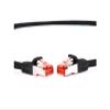 TPFNet CAT.6 Premium Network Cable with RJ45 Connector | LAN Cable | 10 m | Black | Multiple Shielding via S/FTP | Compatible with Routers, Modems, and Switches view 1