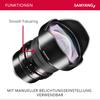 Samyang MF 14mm F2.8 Sony E Full-Frame and APS-C Wide-Angle Lens view 3