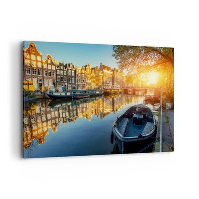 ARTTOR Canvas Wall Art 120 x 80 cm, Architecture & Cities – 2857