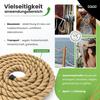 DQ-PP Jute Rope, 20 m, 16 mm, Natural Brown view 4