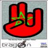 INDIGOS UG The Shocker Hand Morocco-Morocco Laptop Sticker, 210 x 144 mm, Black Outline view 2