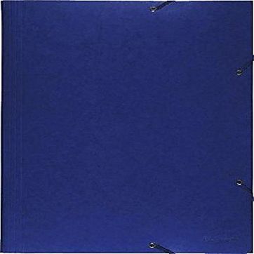 Exacompta A3 Corner Elastic Folder 59507E, Blue, 320 x 440 mm