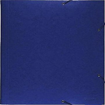 Exacompta A3 Corner Elastic Folder 59507E, Blue, 320 x 440 mm