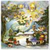 Nostalgic Advent Calendar with Pictures and Glitter “See the Ladder to Heaven” view 1