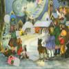 Nostalgic Advent Calendar with Pictures and Glitter “See the Ladder to Heaven” view 2