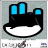 INDIGOS UG Laptop Sticker The Shocker Hand Estonia Flag, 210 x 144 mm, Black Outline, Self-Adhesive view 2