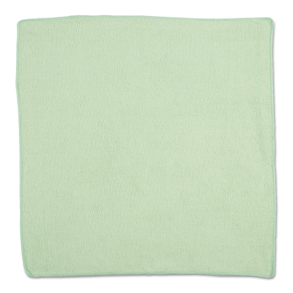 Rubbermaid Commercial Products Hygen r-40 Recycled Microfiber Cloths | Washable and Lint-Free | 24-Pack, 40 cm x 40 cm, Green