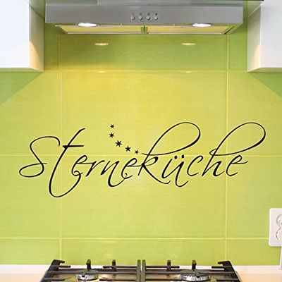 Grandora “Gourmet Kitchen” Word Wall Decal, Green, 80 x 25 cm (W x H), Kitchen/Dining Room