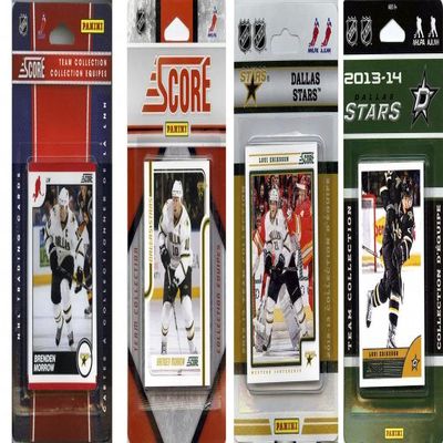 NHL Dallas Stars 4 Different Licensed Trading Card Team Sets