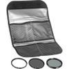 Hoya Digital Filter Set II 43 mm – UV (C) HMC Filter, Circular Polarizer, NDx8 0.9 Gray Filter, Optical Glass view 1