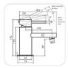 Elba Deck-Mounted Basin Faucet with Push-Open Waste Set view 2